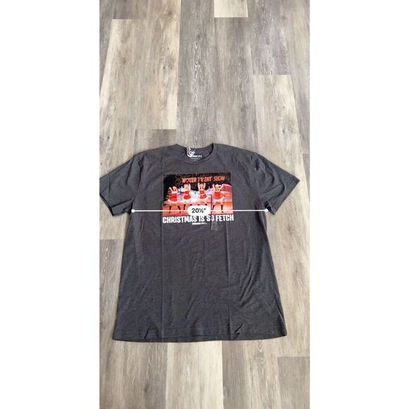 Mean Girls Adult X-Large Dk Grey Short Sleeve Crew Neck Movie Christmas Logo - Picture 5 of 6